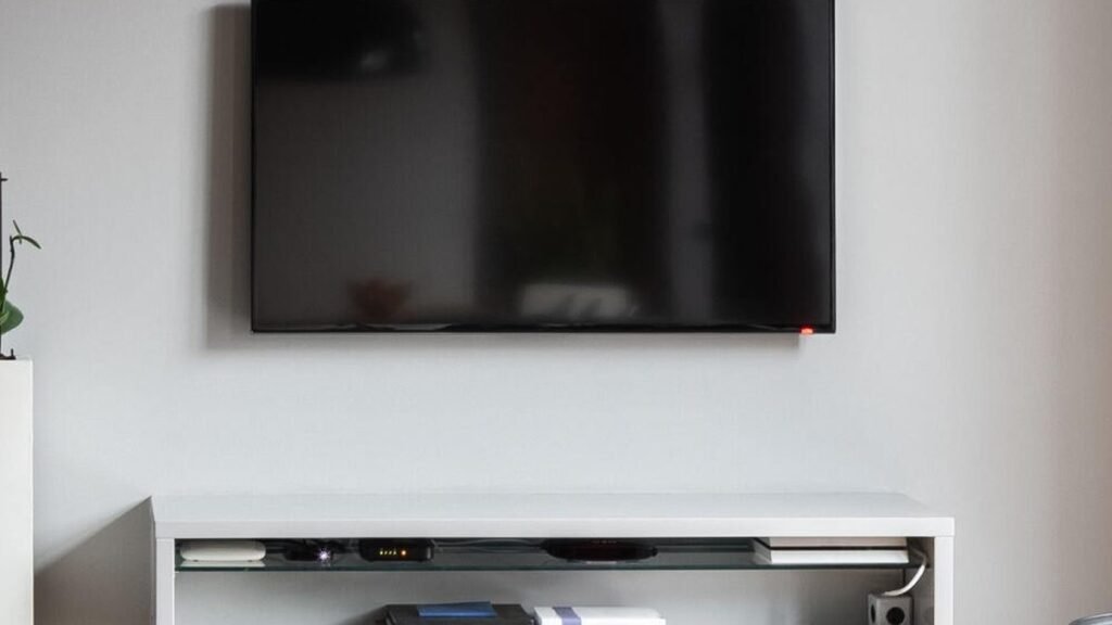 Best TV wall mounts 2026 with a flat-screen TV mounted on a living room wall