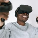 Meta Quest 3S vs Quest 3 comparison - person wearing VR headset
