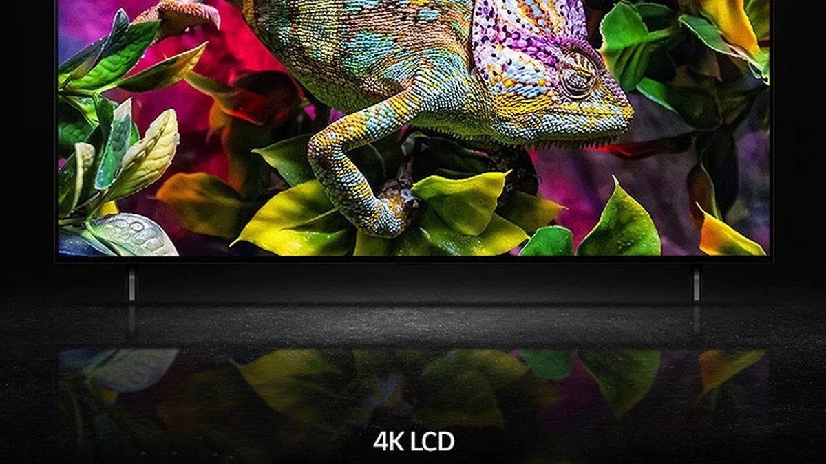 Close-up of best 8k tvs screen detail and resolution