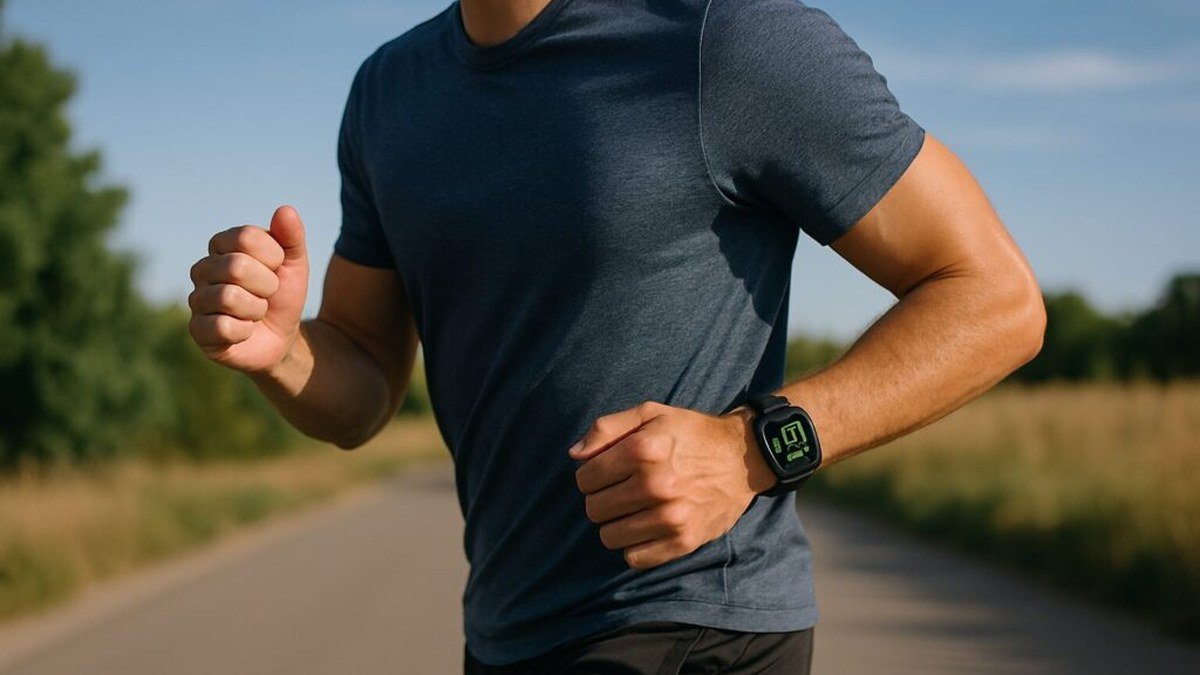 Runner wearing a GPS sports watch, best smartwatches for running