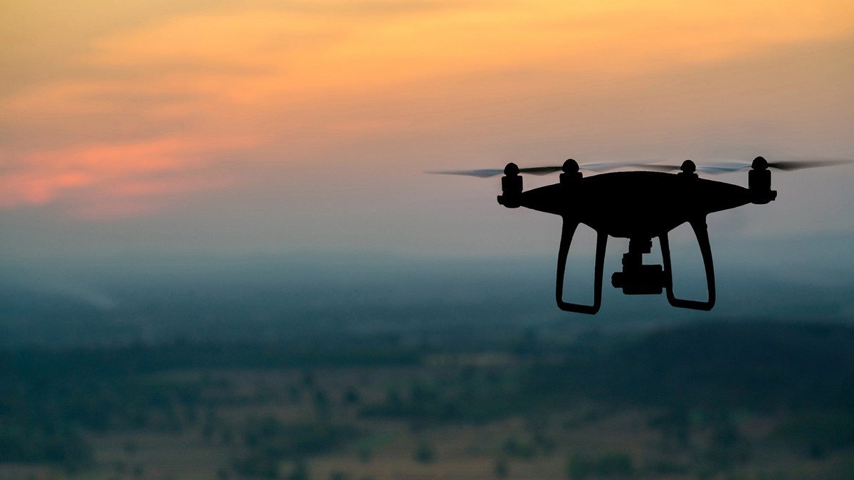 Drone flying toward distant horizon — best long range drones 2026 transmission