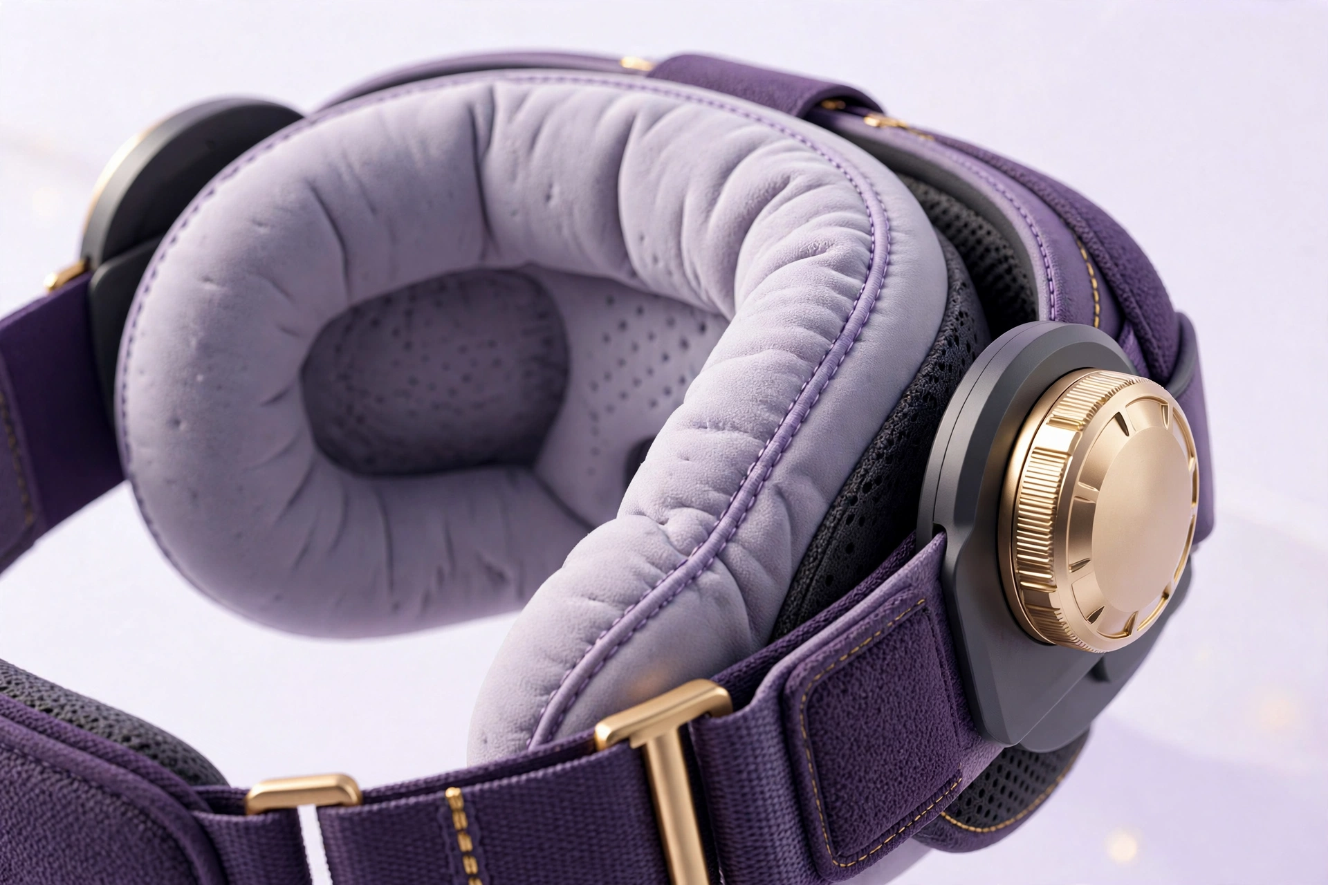 Padded comfort head strap for Meta Quest
