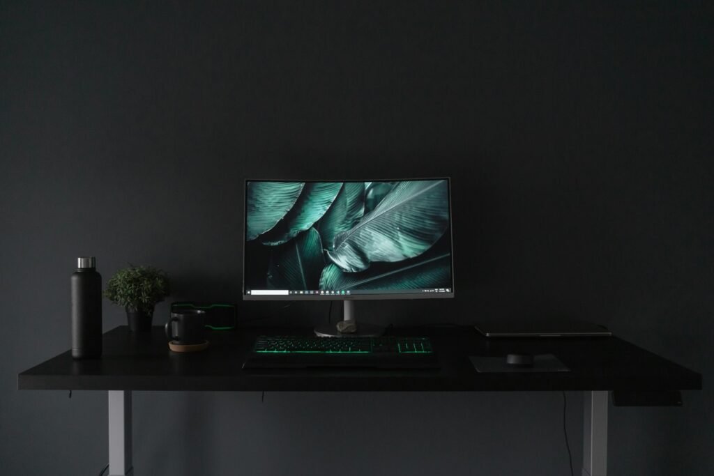 Laptop on a clean desk workspace — habits that make your laptop battery last longer