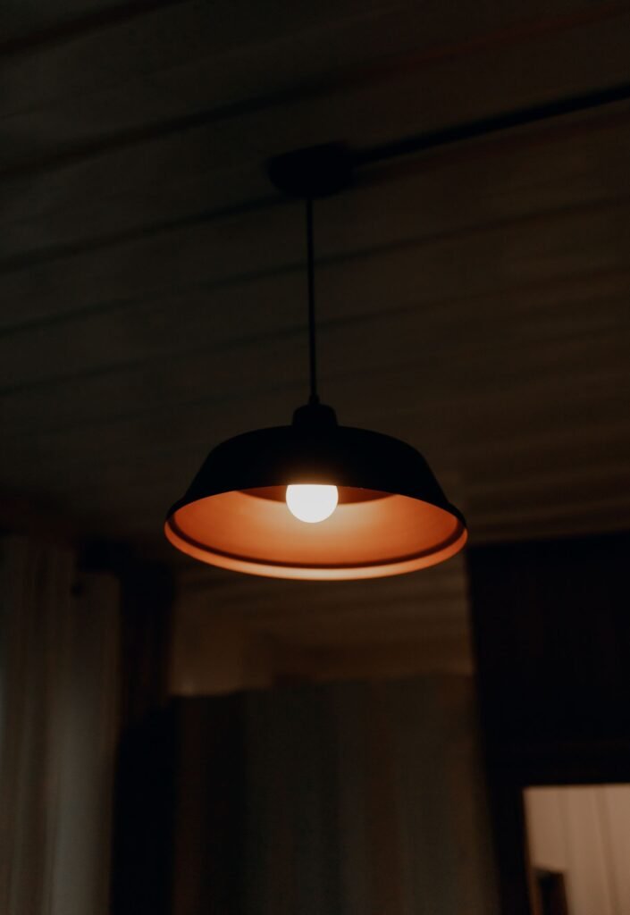 Glowing smart bulb in a lamp in a warm home — fixing a smart bulb not connecting